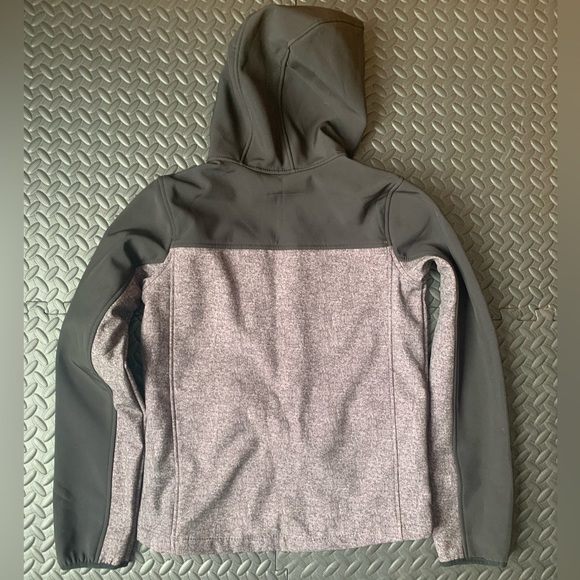 Boys Size 14-16 X-Large Hooded Jacket from Athletic Works. Black/Gray/Orange New - Picture 3 of 7